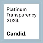 Recognized With The GuideStar Platinum Seal of Transparency
