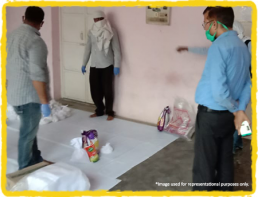 COVID representational image