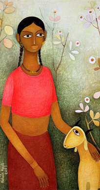 Girl with her friend